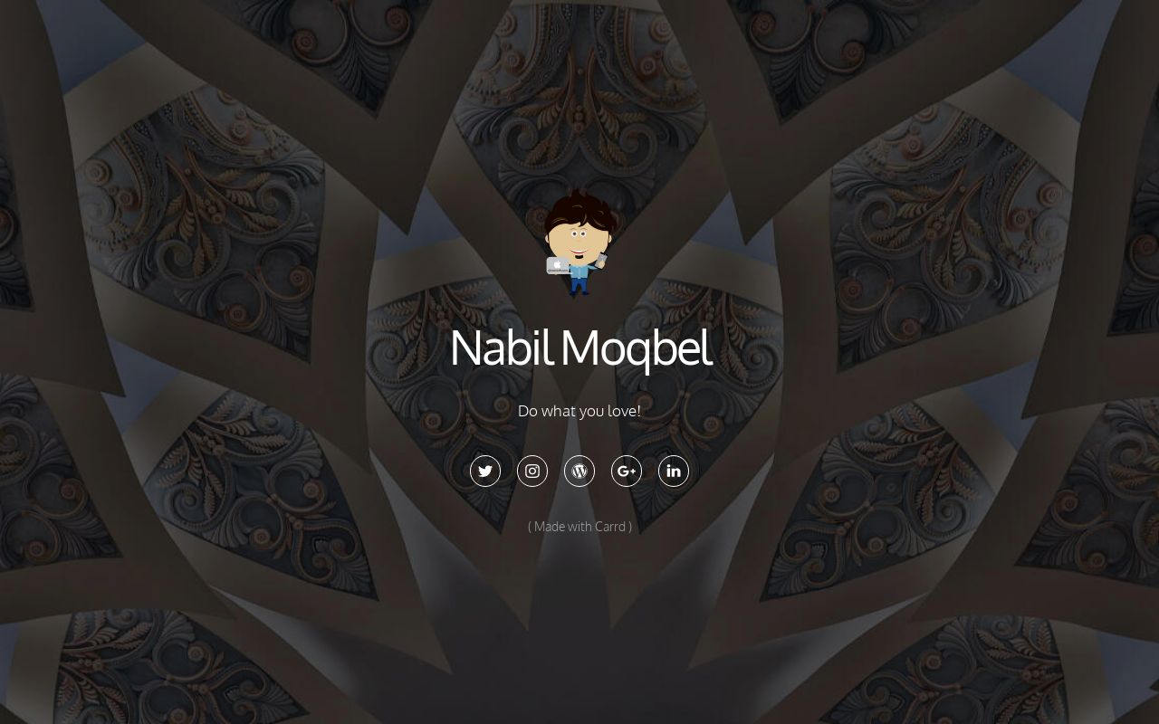 Carrd profile picture for @nabil